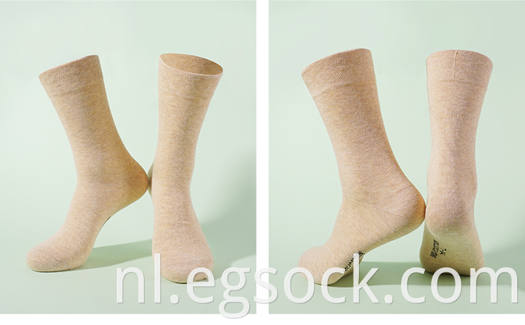 Business 98% Cotton Basic Style Socks